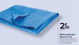 Carrefour Bâche protection beuse 2 x 3 m offre