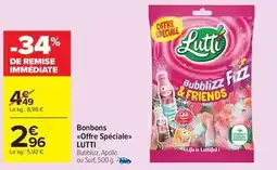 Carrefour Lutti - bonbons offre spéciale offre