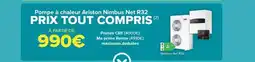 Carrefour Ariston - pompe à chaleur net r32 offre