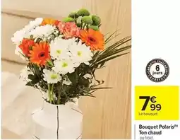 Carrefour Polaris - bouquet ton chaud offre