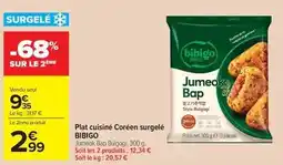Carrefour Bibigo - plat cuisiné coréen surgelé offre