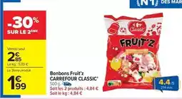 Carrefour Carrefour - bonbons fruit'z offre