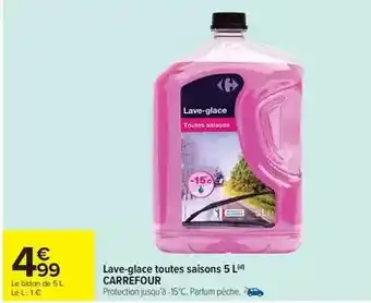 Carrefour Carrefour - lave-glace toutes saisons offre