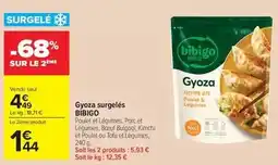 Carrefour Bibigo - gyoza surgelés offre
