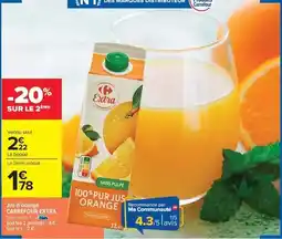 Carrefour Carrefour - jus d'orange extra offre