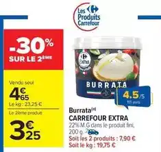 Carrefour Carrefour - burrata offre