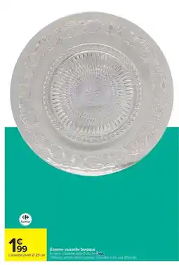 Carrefour Gamme vaisselle spéciales offre