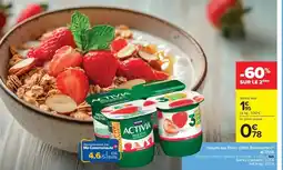 Carrefour Danone - taronne aux fruits offre découperation offre