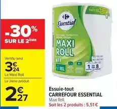 Carrefour Carrefour - essuie-tout offre