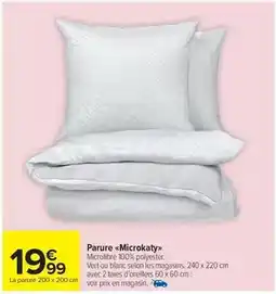 Carrefour Parure microkay offre