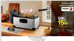 Carrefour Fagor - friteuse semi protectionelle offre