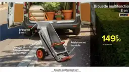 Carrefour Durable - brouette multifonction 8 en 1 offre