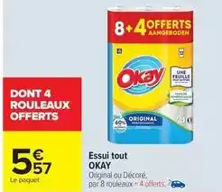 Carrefour Okay - essui tout offre