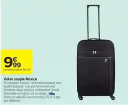 Carrefour Valise souple offre