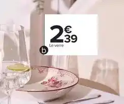Carrefour Verre enfant offre