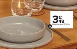Carrefour Lassiette plate offre