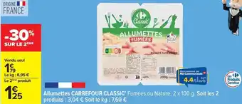 Carrefour Carrefour - allumettes classic' offre