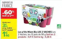 Carrefour Les p'tits miam bio offre