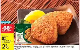 Carrefour Bibigo - onjari surgelé offre