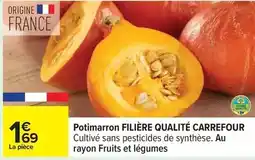 Carrefour Carrefour - potimarron filière qualité offre