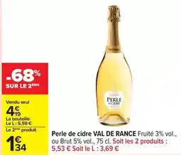 Carrefour Val de rance - perle de cidre offre