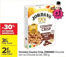 Carrefour Jordans - céréales contry crisp offre