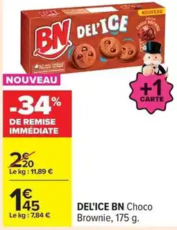 Carrefour Choco brownie offre