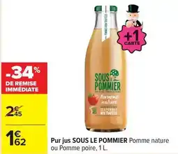 Carrefour Pur jus offre