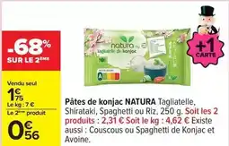 Carrefour Pâtes de konjac offre