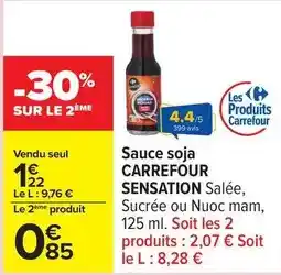 Carrefour Carrefour - sauce soja offre