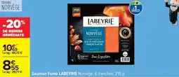 Carrefour Labeyrie - saumon fume offre