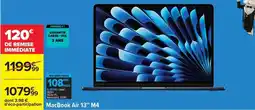 Carrefour Total - macbook air 13 m4 offre
