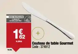 Promocash Gourmet gold - couteau de table offre