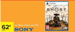 Carrefour Sony - jeu ghost of yote pour ps5 offre