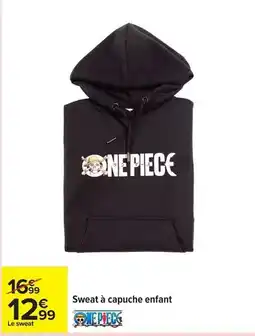 Carrefour Disney - sweat à capuche enfant offre