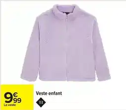 Carrefour Tex - veste enfant offre