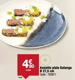 Promocash Assiette plate katanga ø 29,5 cm offre