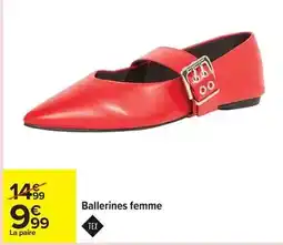 Carrefour Tex - ballerines femme offre