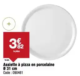 Promocash Assiette à pizza en porcelaine ø 31 cm offre