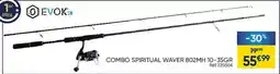 Pacific Pêche Combo spiritual waver 802mh 10-35gr offre