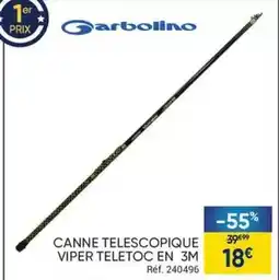Pacific Pêche 3m - canne telescopique viper teletoc en 3m offre
