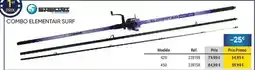 Pacific Pêche Promo - combo elementair surf offre