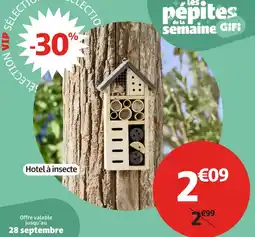 Gifi Hotel à insecte offre