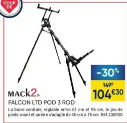 Pacific Pêche Falcon pod 3 rod offre