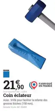 Espace emeraude Revex - coin éclateur offre