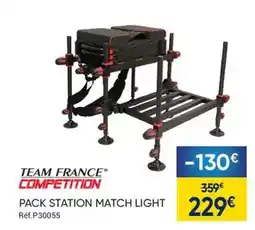 Pacific Pêche Pack station match light offre