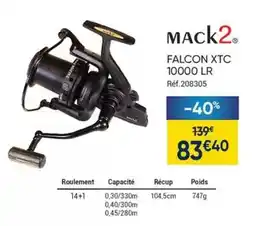Pacific Pêche Falcon xtc 10000 lr offre