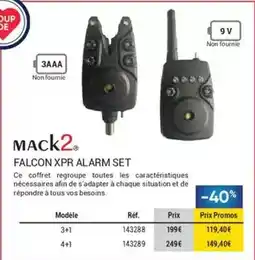 Pacific Pêche Tous - falcon xpr alarm set offre