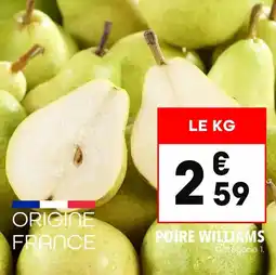 Supeco Williams - poire offre