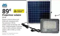 Espace emeraude Schwabe - projecteur solaire offre